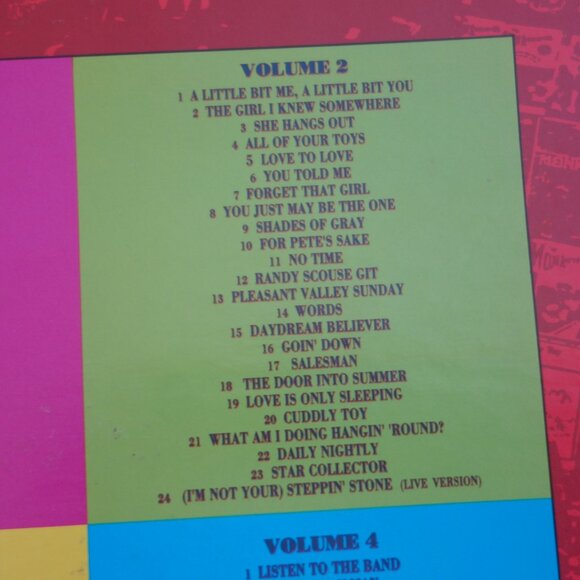 The Monkees Listen To The Band 4-CD SET RHINO ISBN 1-56826-498-4 R2-78566 - Picture 4 of 13